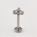 Implant Grade ASTM F136 Titanium Internal Threaded Labret Body Piercing Jewelry